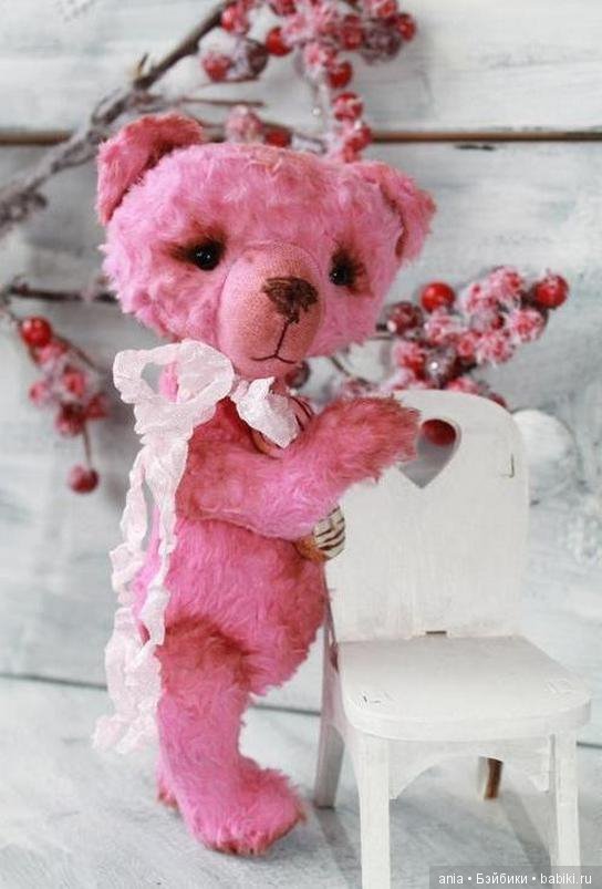 Мишка тедди с выкройкой от Сакович Натальи