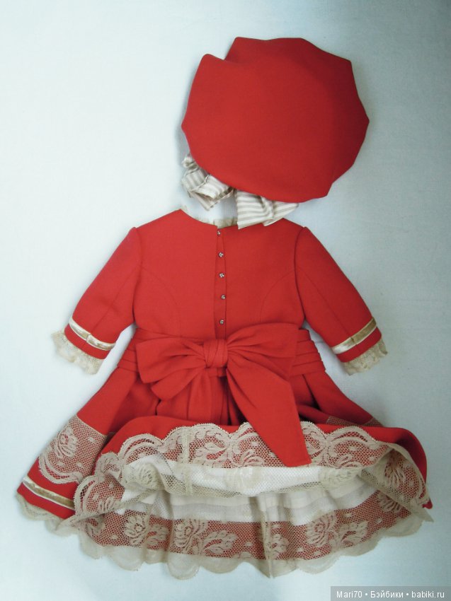 Платье а-ля матроска — Антикварные куклы Bahr & Proschild (BP): Бар и Прёшильд (фото 10)