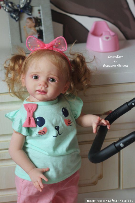 Девочка Алиса. Кукла реборн из молда Молд Fritzi от Karola Wegerich