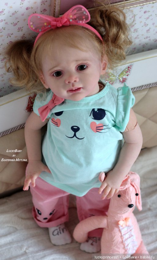 Девочка Алиса. Кукла реборн из молда Молд Fritzi от Karola Wegerich (фото 7)