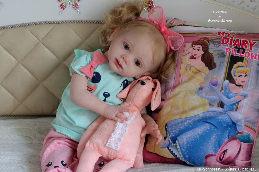 Девочка Алиса. Кукла реборн из молда Молд Fritzi от Karola Wegerich (фото 5)