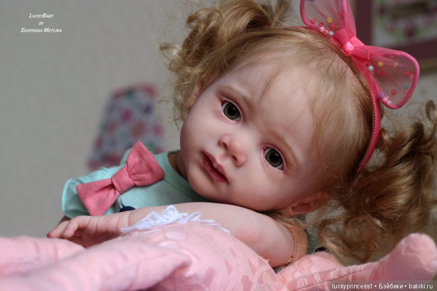Девочка Алиса. Кукла реборн из молда Молд Fritzi от Karola Wegerich (фото 6)