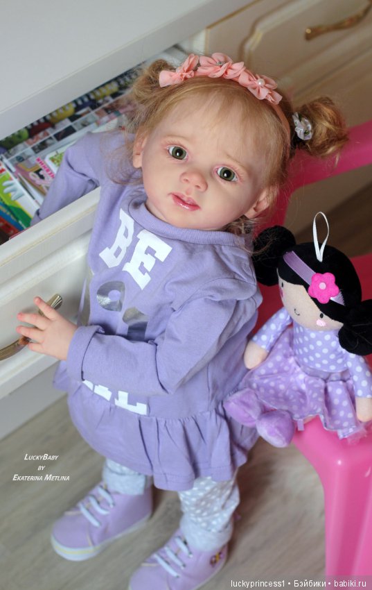 Девочка Алиса. Кукла реборн из молда Молд Fritzi от Karola Wegerich