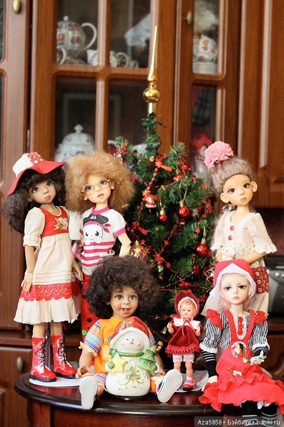 Праздник у ёлочки — Куклы Kaye Wiggs (Кайе Виггс): авторские BJD (БЖД) (фото 9)