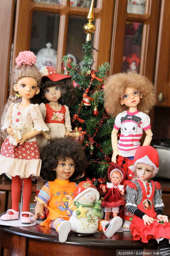 Праздник у ёлочки — Куклы Kaye Wiggs (Кайе Виггс): авторские BJD (БЖД) (фото 3)