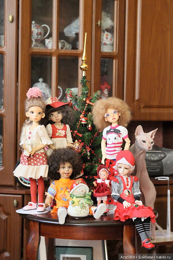Праздник у ёлочки — Куклы Kaye Wiggs (Кайе Виггс): авторские BJD (БЖД) (фото 5)