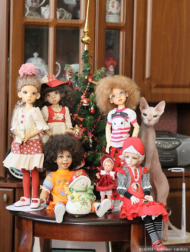 Праздник у ёлочки — Куклы Kaye Wiggs (Кайе Виггс): авторские BJD (БЖД) (фото 6)