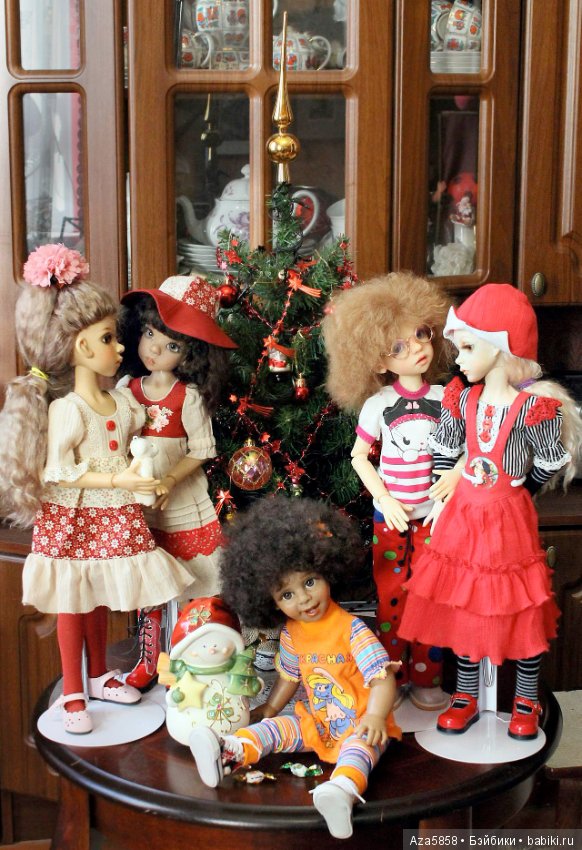 Праздник у ёлочки — Куклы Kaye Wiggs (Кайе Виггс): авторские BJD (БЖД) (фото 2)
