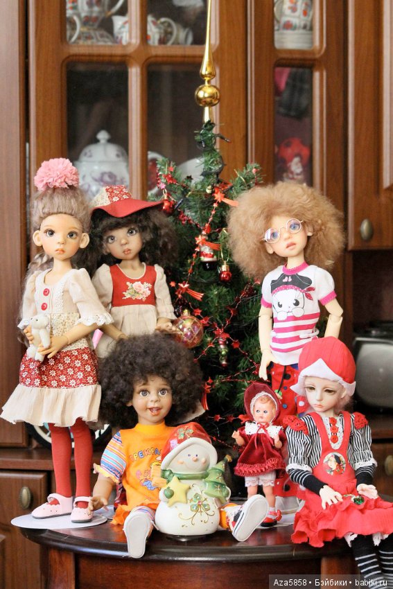 Праздник у ёлочки — Куклы Kaye Wiggs (Кайе Виггс): авторские BJD (БЖД) (фото 4)