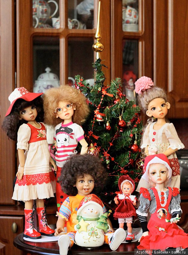 Праздник у ёлочки — Куклы Kaye Wiggs (Кайе Виггс): авторские BJD (БЖД) (фото 10)