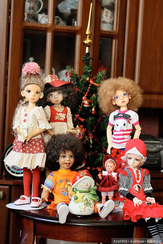Праздник у ёлочки — Куклы Kaye Wiggs (Кайе Виггс): авторские BJD (БЖД) (фото 8)
