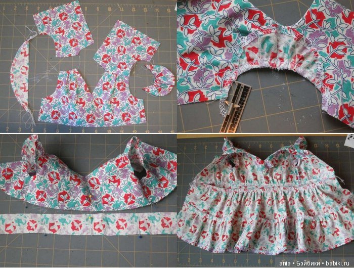 Платье для кукол типа American Girl, с выкройкой (фото 3)