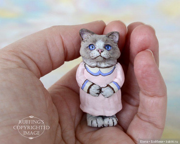 Прелестные котики, авторские игрушки Max Bailey