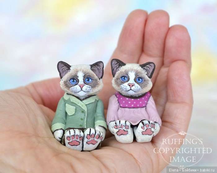Прелестные котики, авторские игрушки Max Bailey (фото 3)