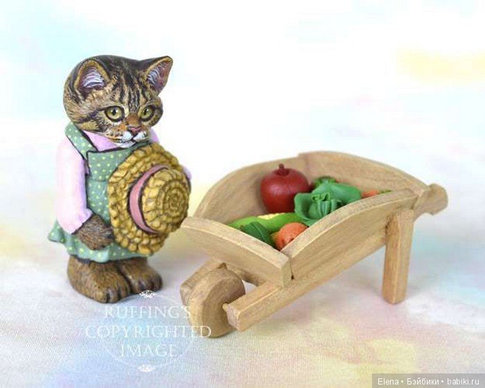 Прелестные котики, авторские игрушки Max Bailey