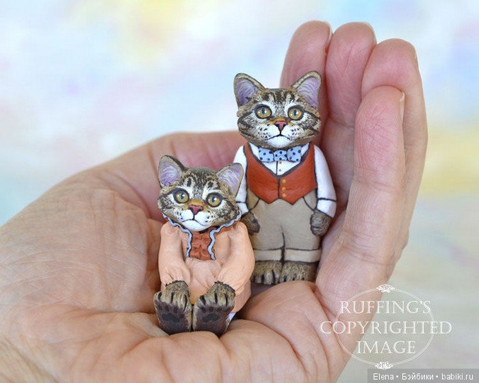Прелестные котики, авторские игрушки Max Bailey (фото 4)
