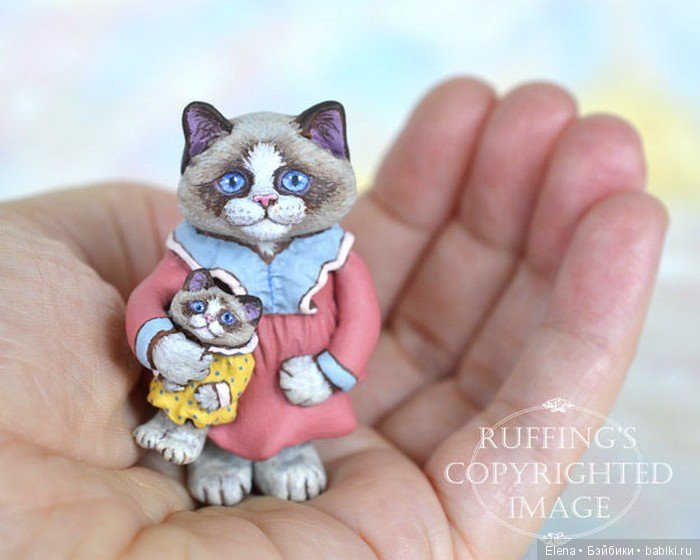 Прелестные котики, авторские игрушки Max Bailey (фото 5)