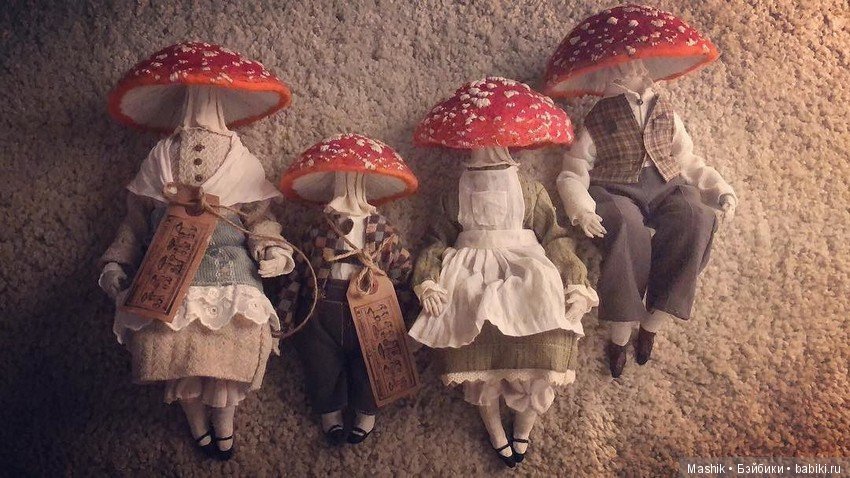 Удивительные мухоморчики от китайского автора Yinyue Duzii (фото 5)