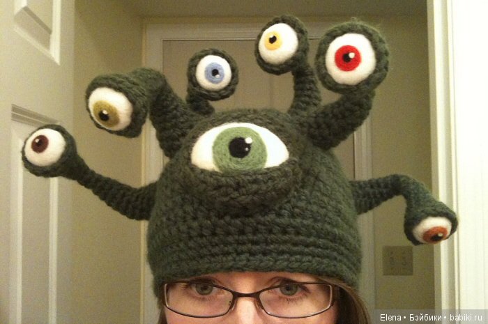 Вязаные шапки на зиму: креативность зашкаливает (фото 2)