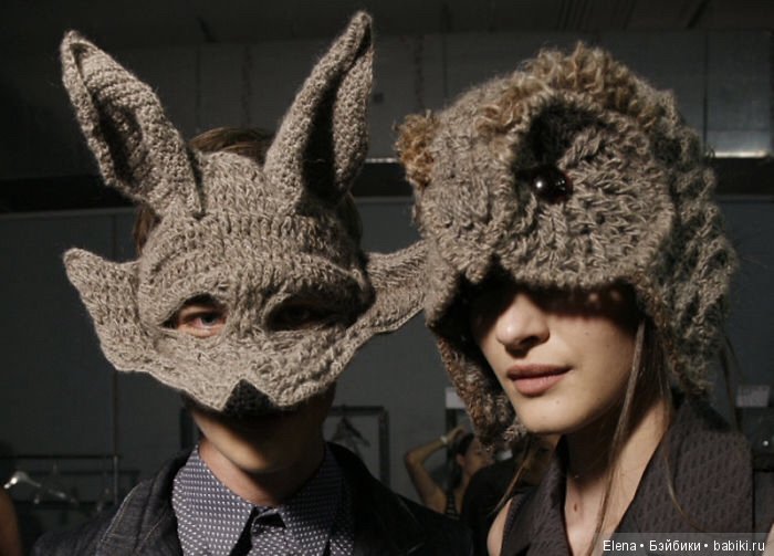 Вязаные шапки на зиму: креативность зашкаливает (фото 4)