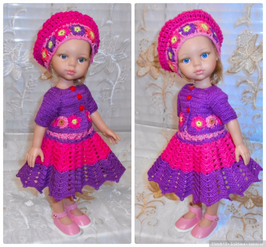 Одежда для кукол с использованием отдельных мотивов