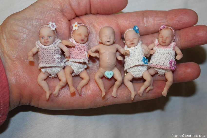 Мини малыши от американского мастера Kellie Beckett