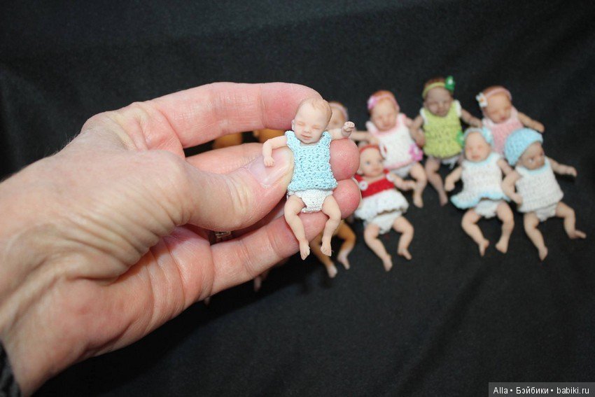 Мини малыши от американского мастера Kellie Beckett
