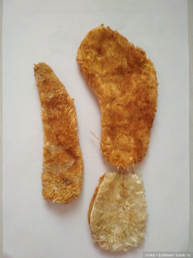 Плюшевый Рыжик из СССР с выкройкой