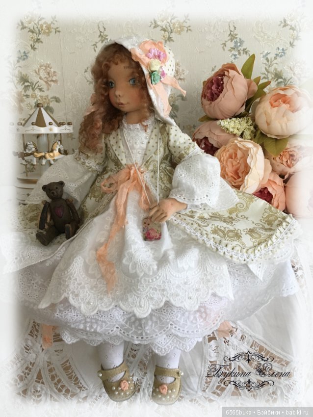 Виталинка, коллекционная текстильная кукла