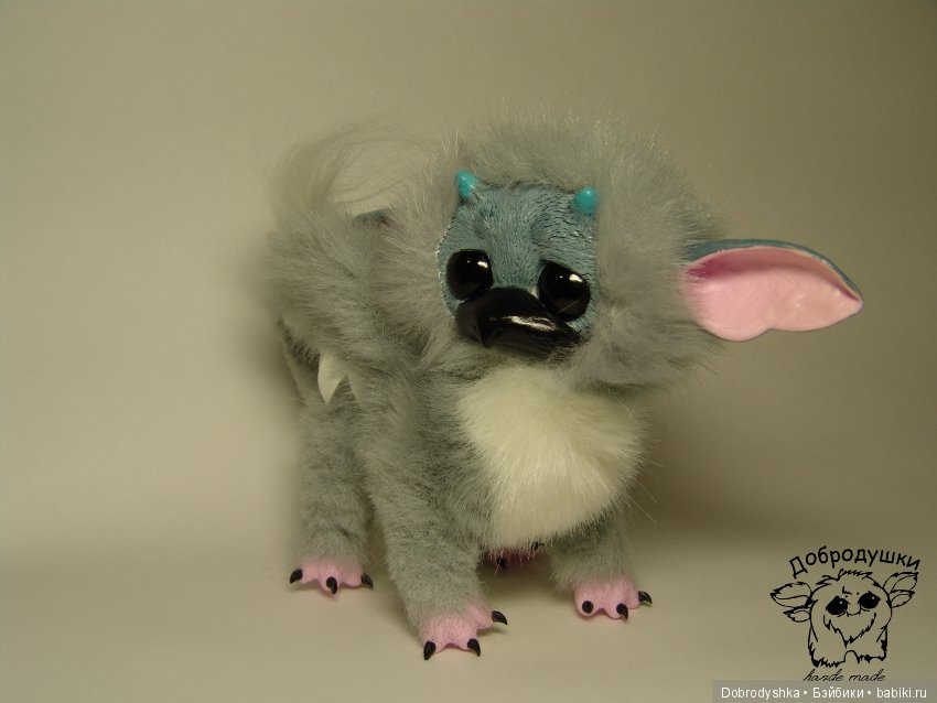 Трико. Малыш — Игрушки в смешанной технике (мех и глина): Арт (фото 4)