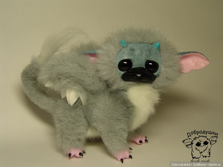 Трико. Малыш — Игрушки в смешанной технике (мех и глина): Арт (фото 2)
