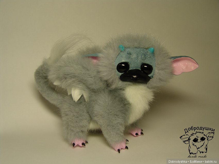Трико. Малыш — Игрушки в смешанной технике (мех и глина): Арт (фото 3)