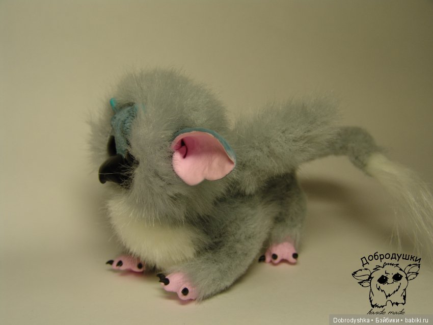 Трико. Малыш — Игрушки в смешанной технике (мех и глина): Арт (фото 6)