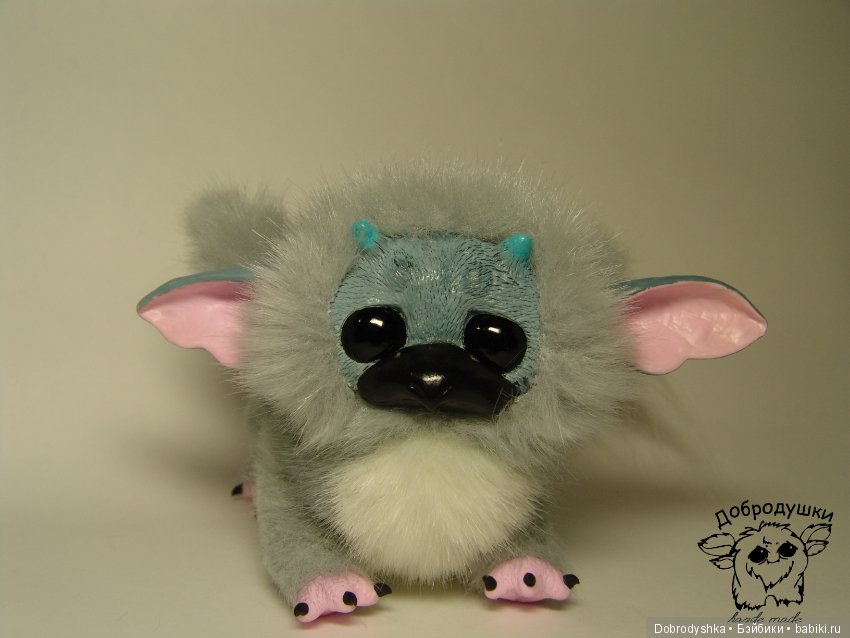 Трико. Малыш — Игрушки в смешанной технике (мех и глина): Арт (фото 5)