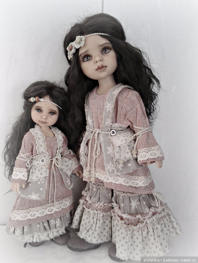 Новый год... Новые девочки... мои первые январские снежинки