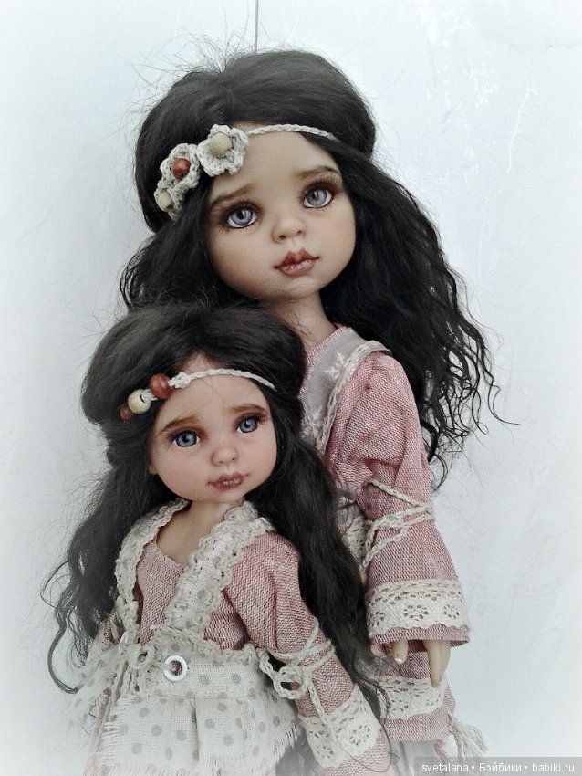 Новый год... Новые девочки... мои первые январские снежинки