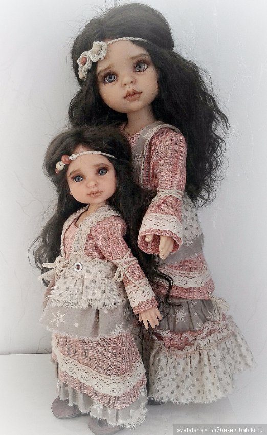 Новый год... Новые девочки... мои первые январские снежинки