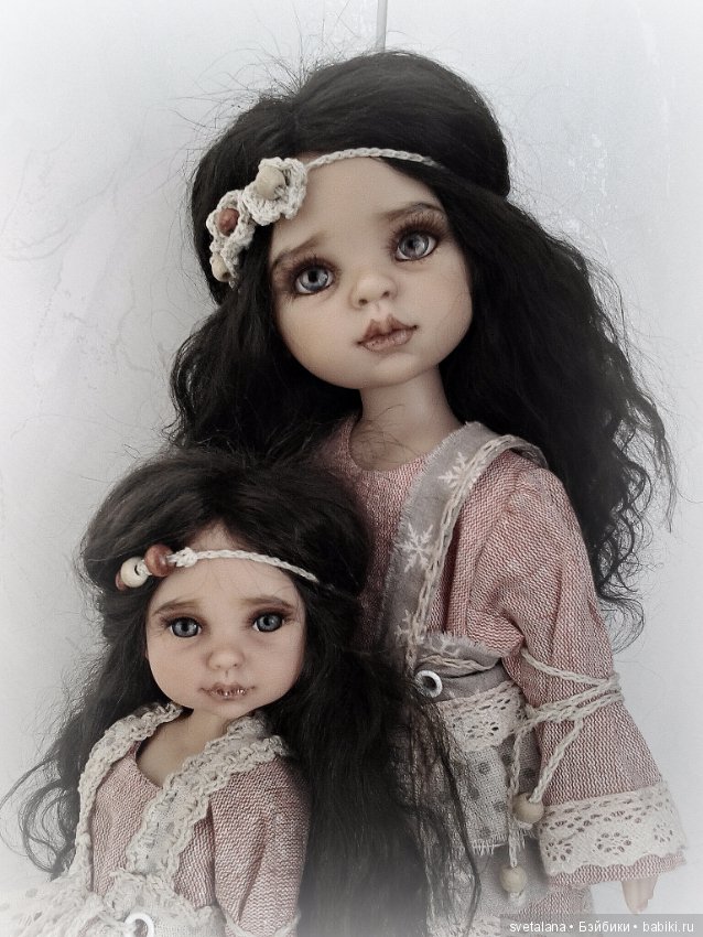 Новый год... Новые девочки... мои первые январские снежинки