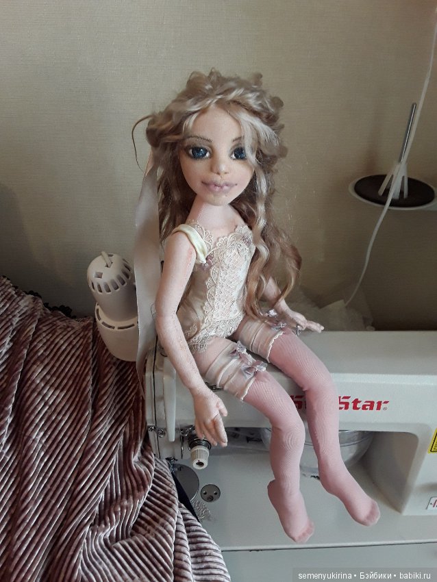 Авторская текстильная кукла (фото 3)