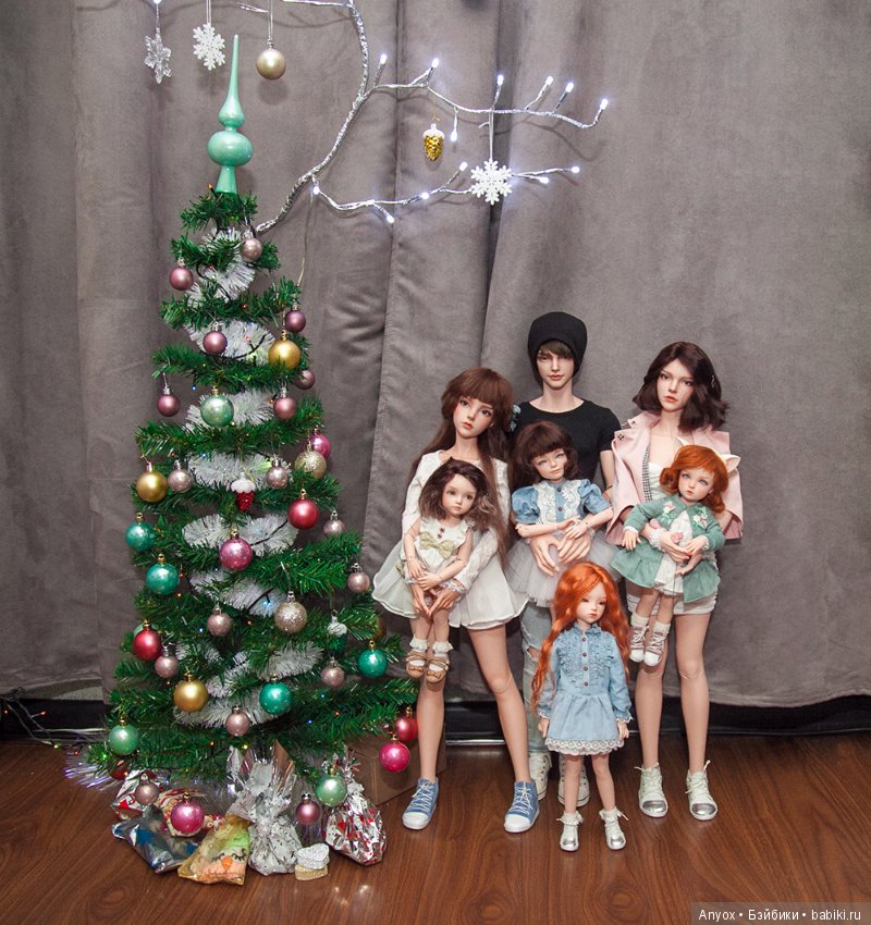 Новогодняя Фотоистория — Куклы Iplehouse (Иплхаус): BJD (БЖД)