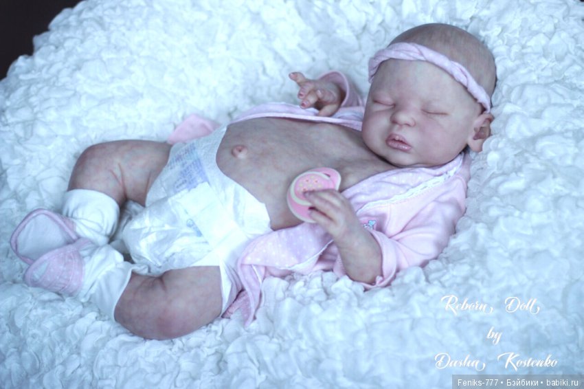 Зефиринка в розовом — Куклы Реборн (Reborn): работы мастеров (фото 5)