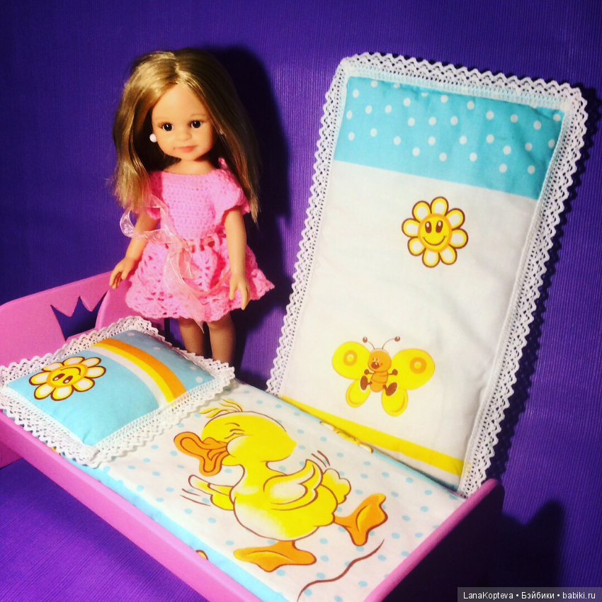 Мебель для кукол Паола Рейна и не только....в розовом