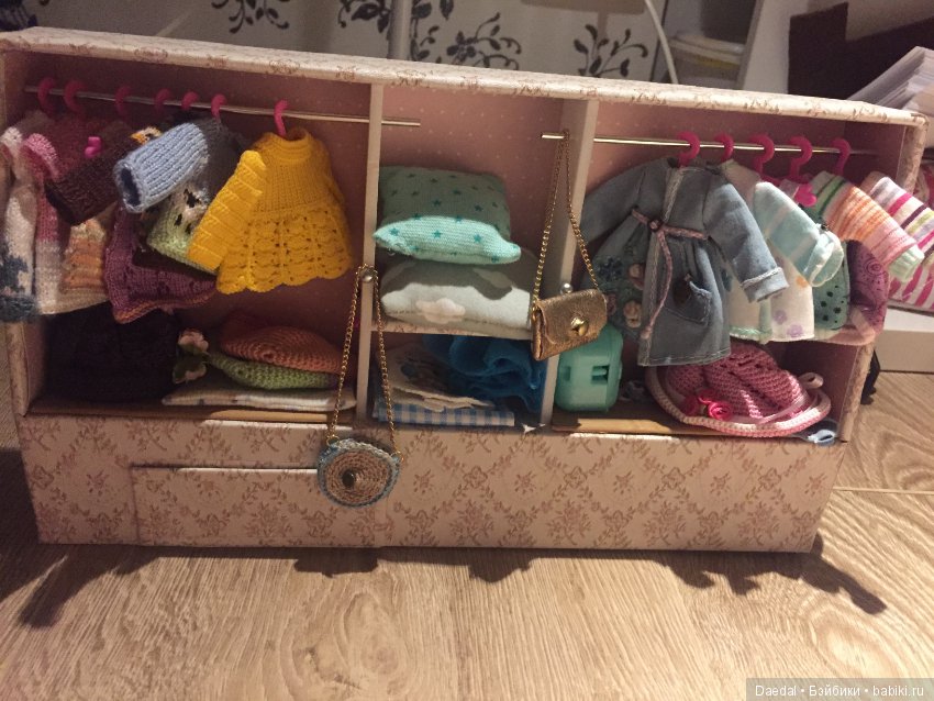 Коробка от водяного пистолета + немного фантазии и времени = гардеробная (фото 3)