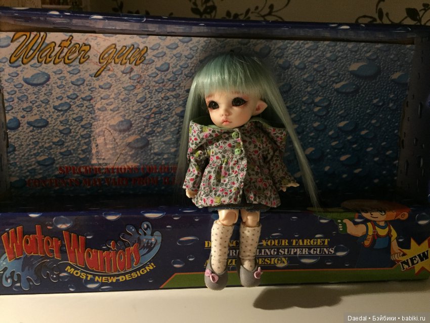 Коробка от водяного пистолета + немного фантазии и времени = гардеробная