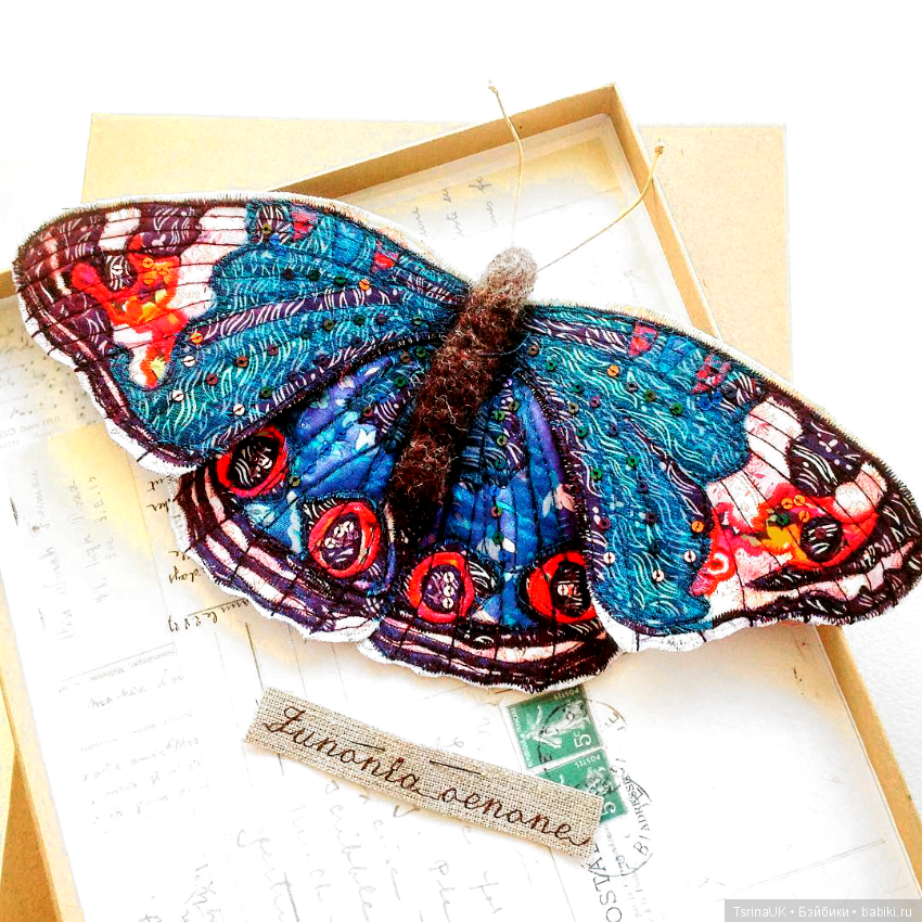 Потрясающие текстильные насекомые от Heather Everitt (фото 4)