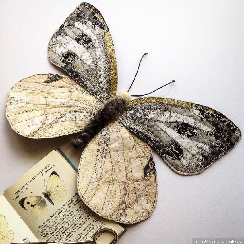 Потрясающие текстильные насекомые от Heather Everitt