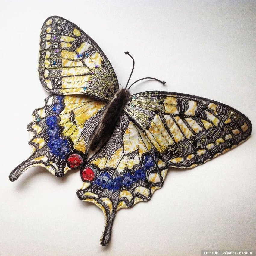 Потрясающие текстильные насекомые от Heather Everitt