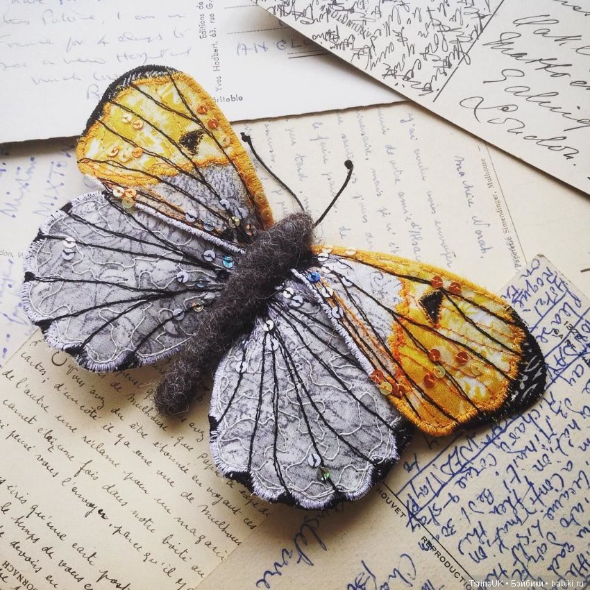 Потрясающие текстильные насекомые от Heather Everitt (фото 7)