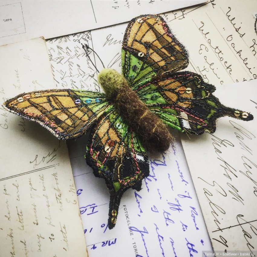 Потрясающие текстильные насекомые от Heather Everitt
