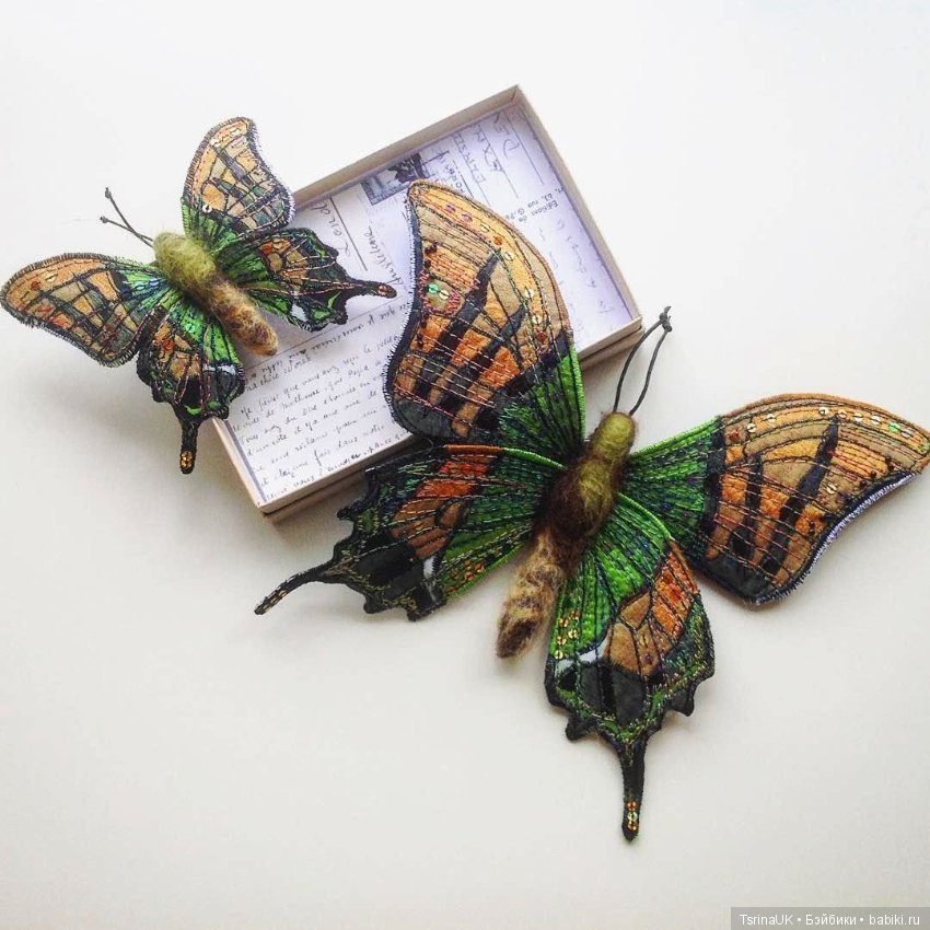 Потрясающие текстильные насекомые от Heather Everitt